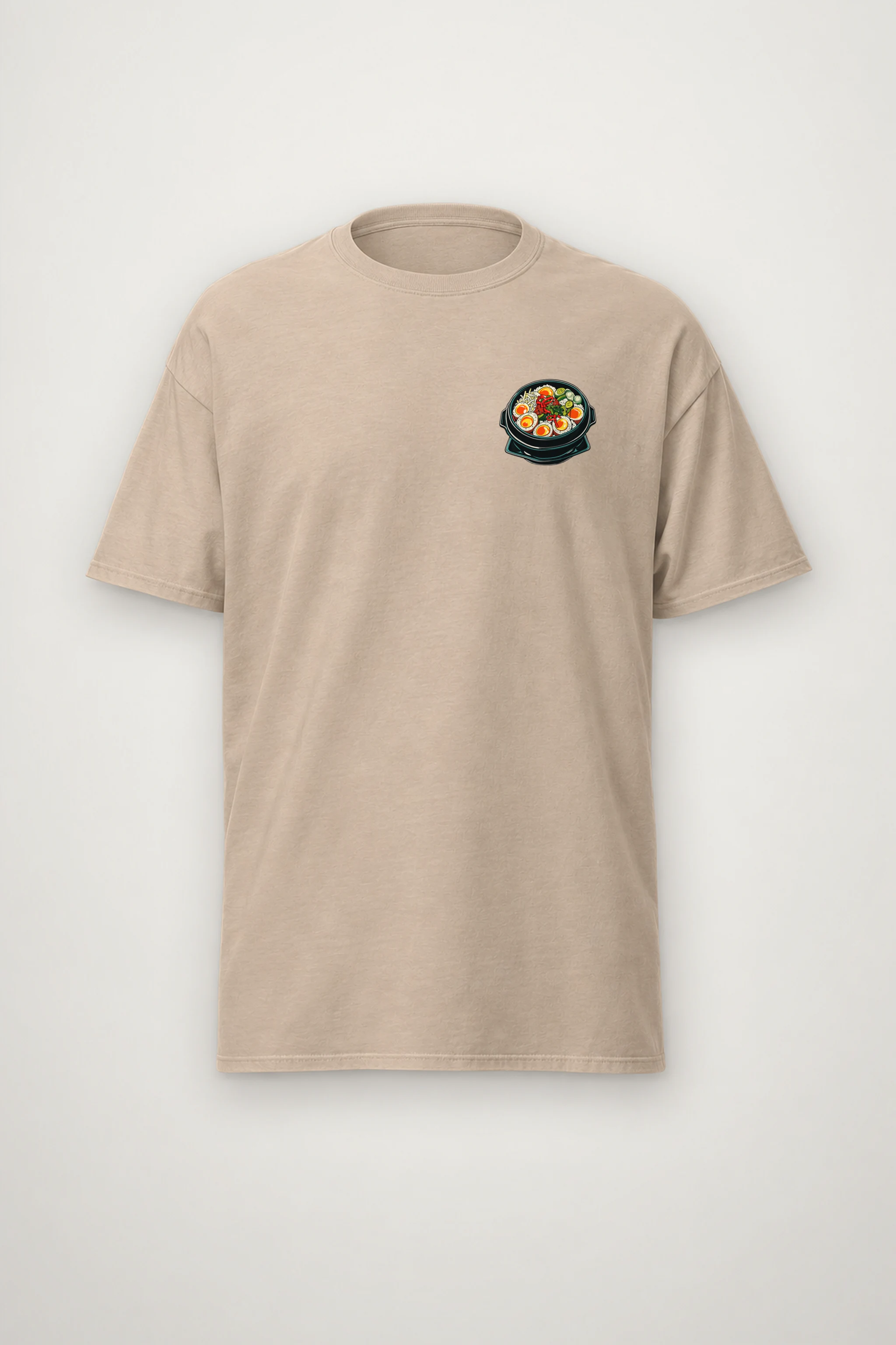 "Asian Food Spread" Heavyweight Unisex Crewneck T-shirt