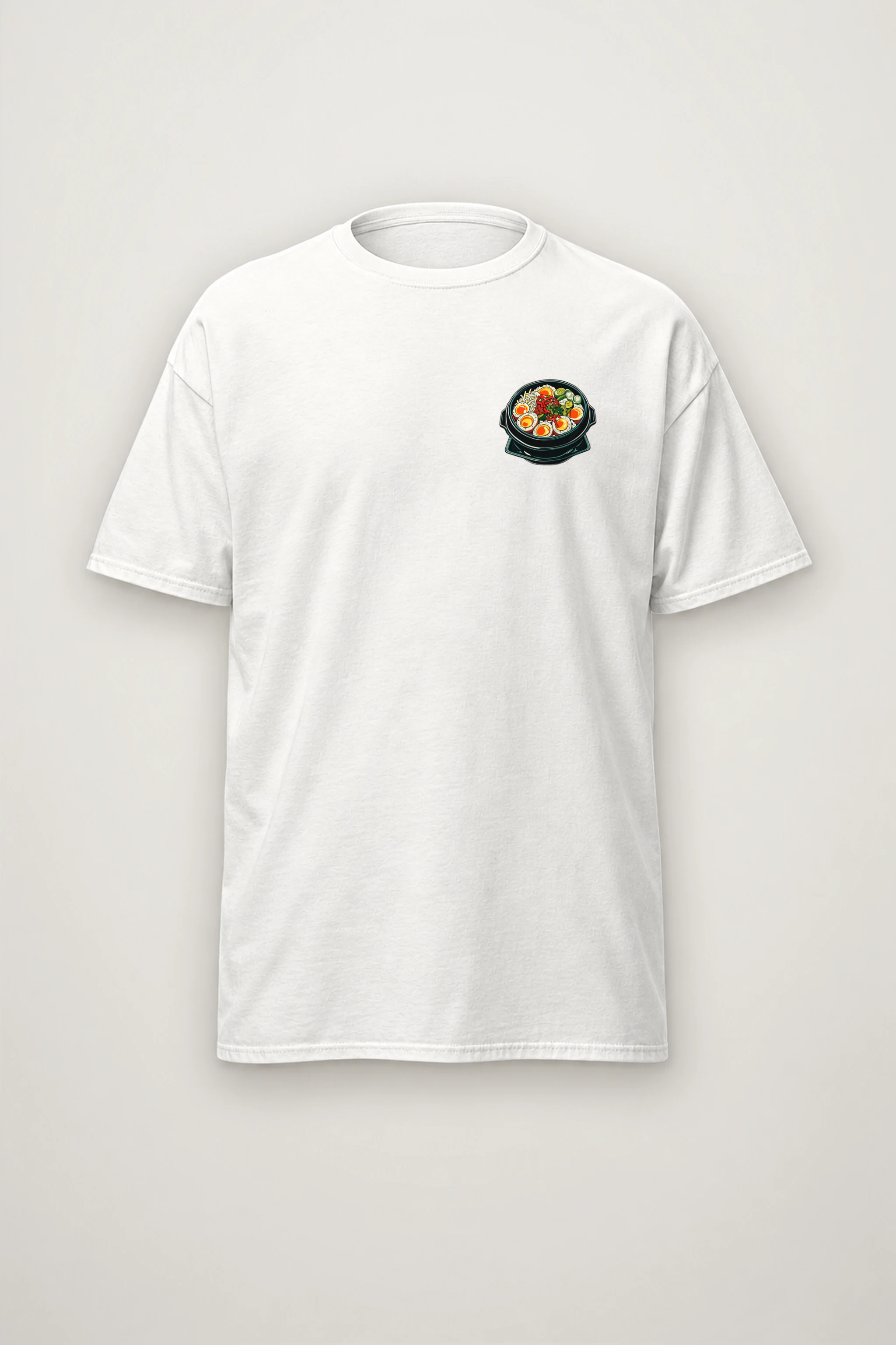 "Asian Food Spread" Heavyweight Unisex Crewneck T-shirt