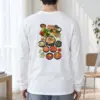 "Asian Food Spread" Unisex Longsleeve T-shirt