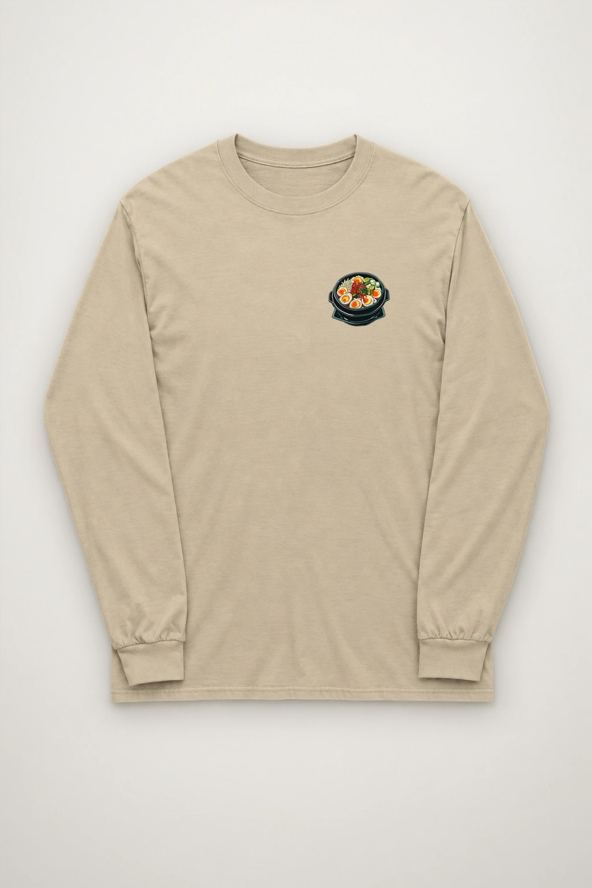 "Asian Food Spread" Unisex Longsleeve T-shirt