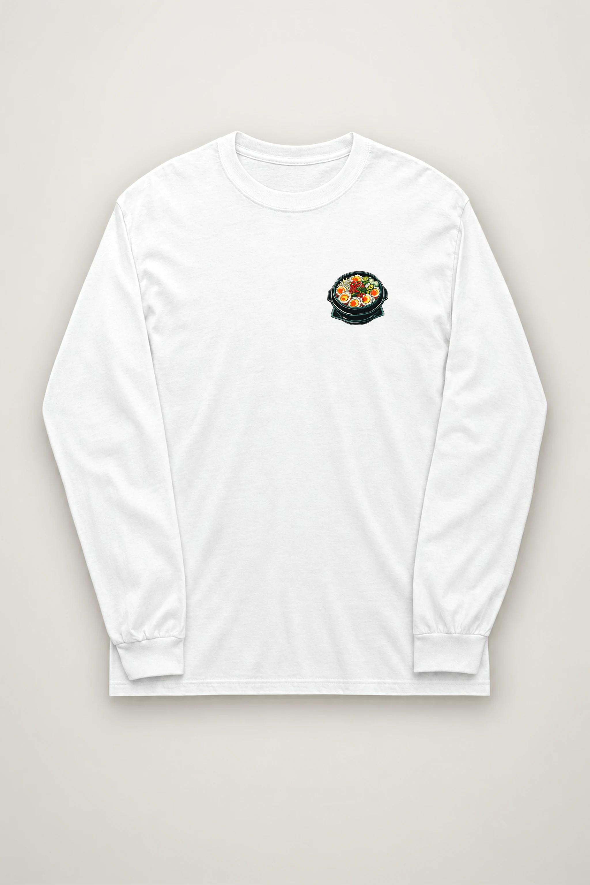 "Asian Food Spread" Unisex Longsleeve T-shirt