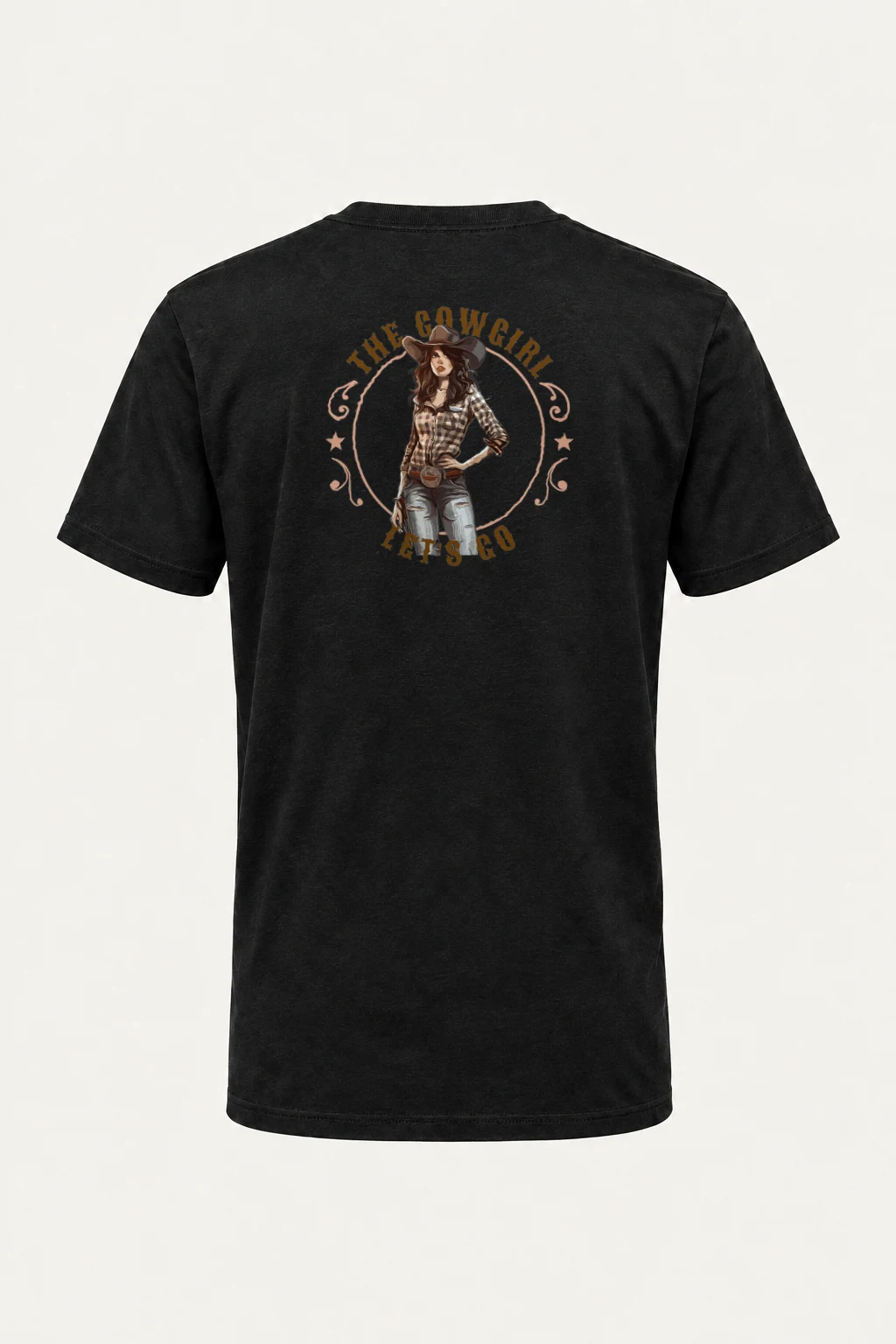 "Ranch Girl" Heavyweight Unisex Crewneck T-shirt | Gildan 5000