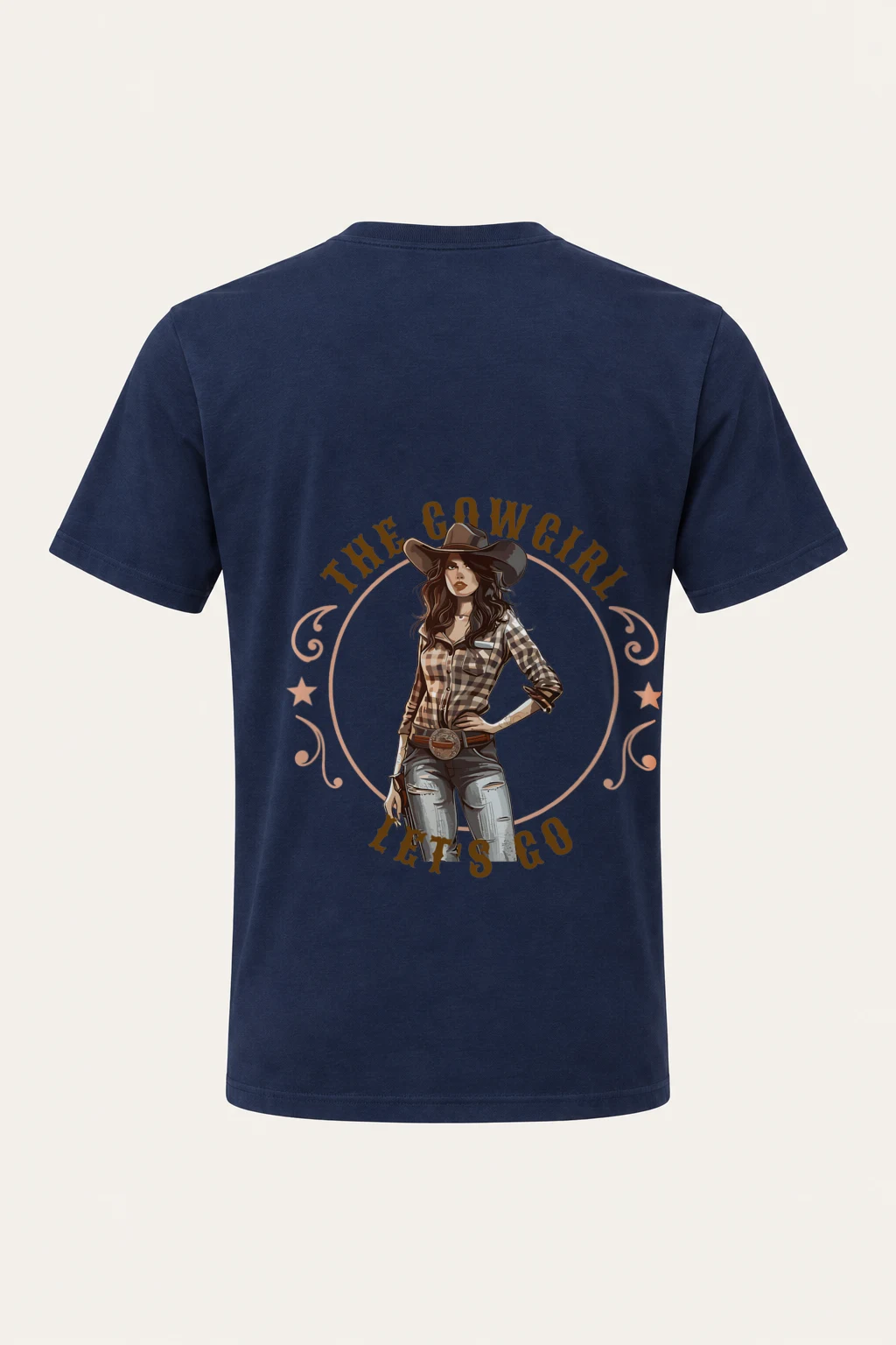 "Ranch Girl" Heavyweight Unisex Crewneck T-shirt | Gildan 5000