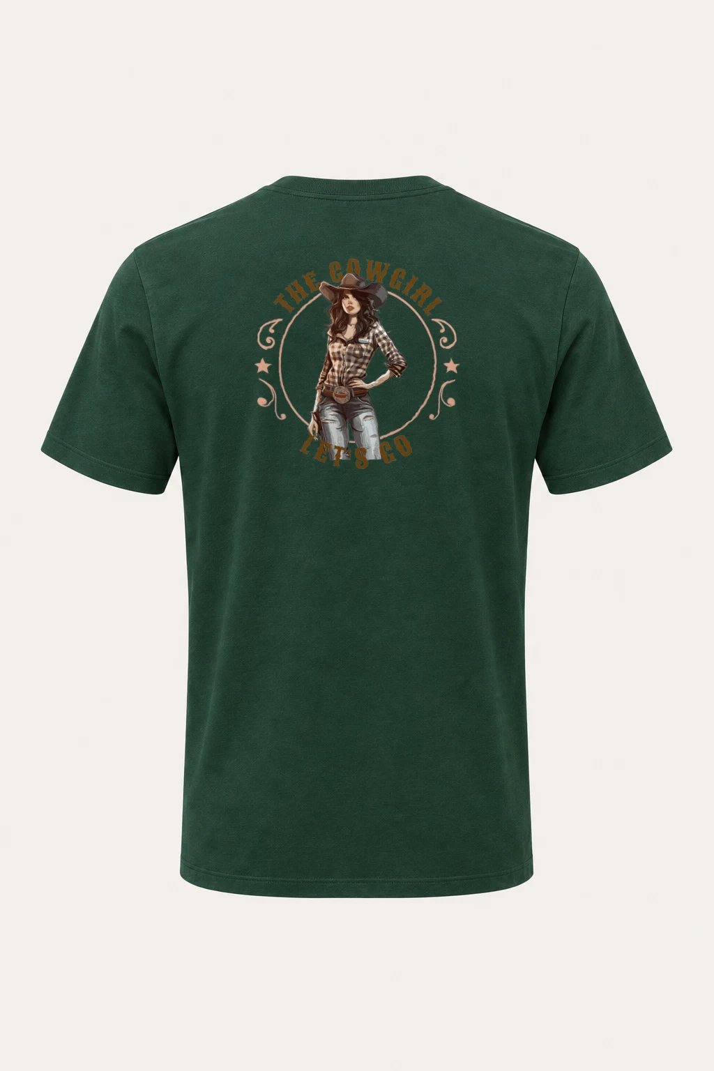 "Ranch Girl" Heavyweight Unisex Crewneck T-shirt | Gildan 5000