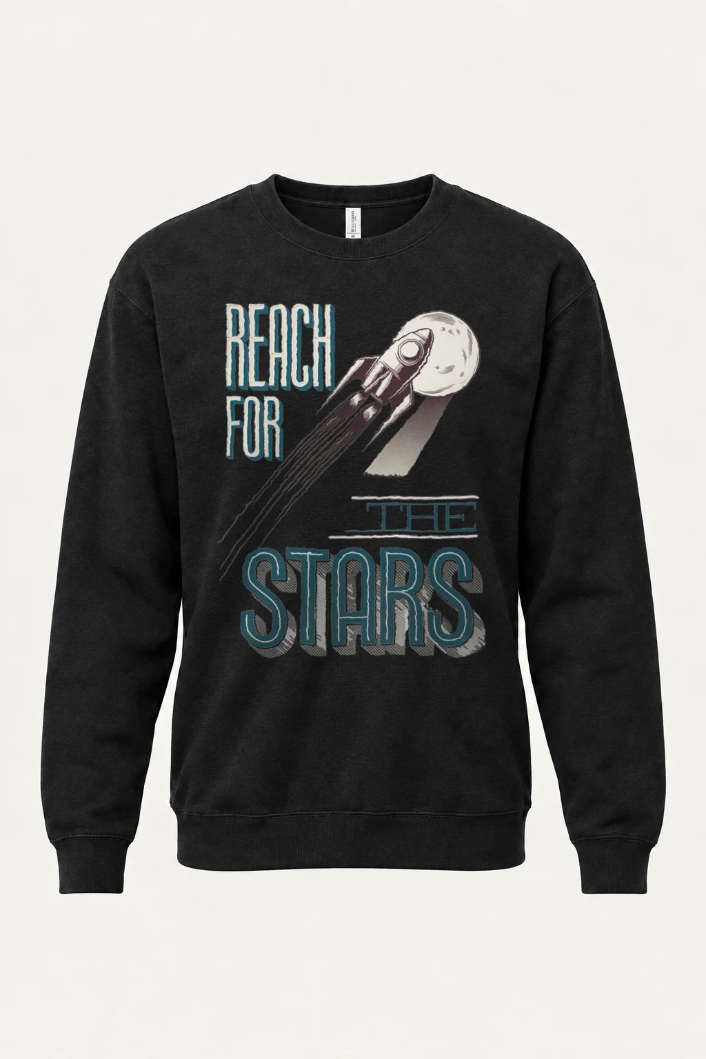 "Reach For The Stars" Heavy Blend Unisex Crewneck Sweatshirt | Gildan 18000