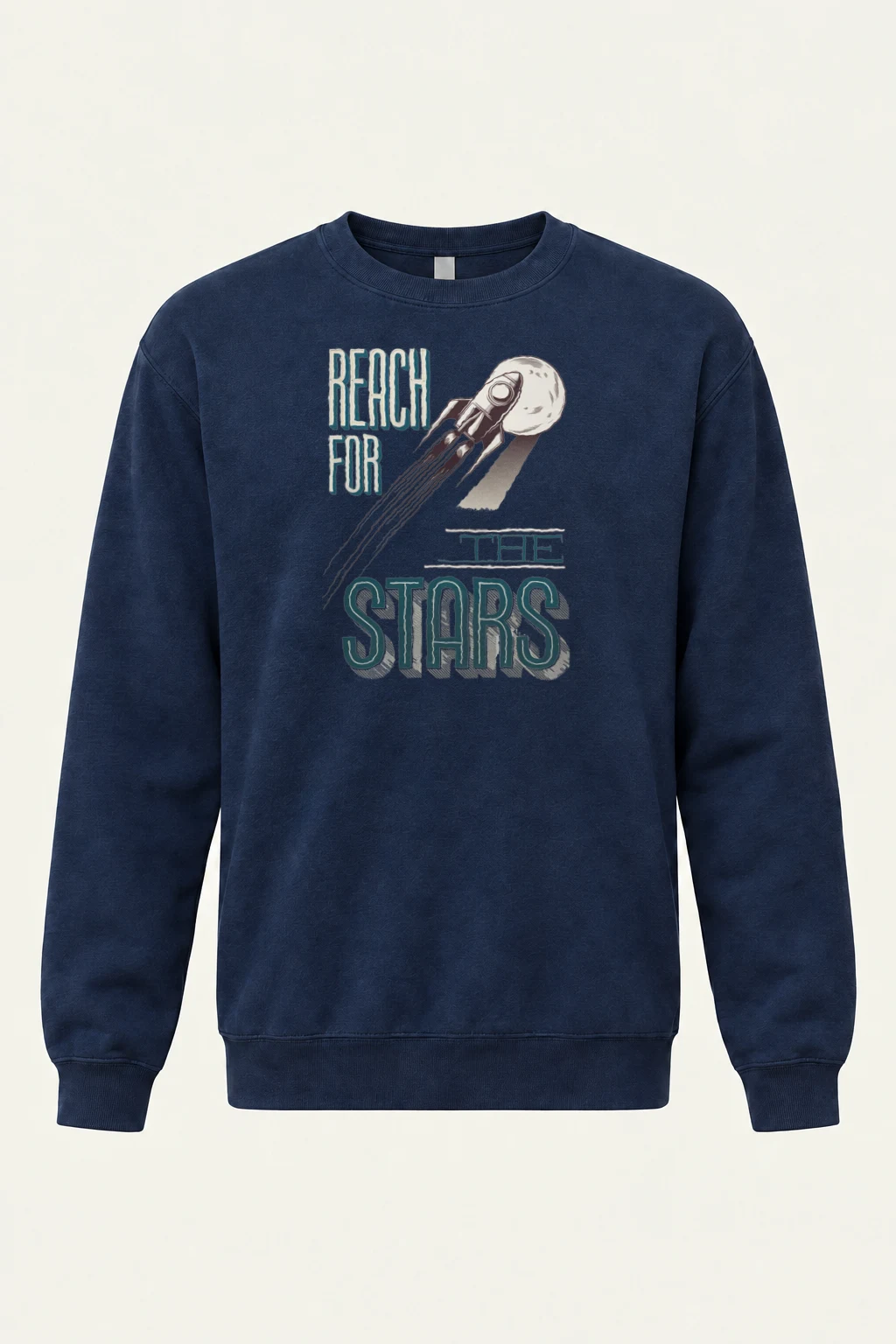 "Reach For The Stars" Heavy Blend Unisex Crewneck Sweatshirt | Gildan 18000