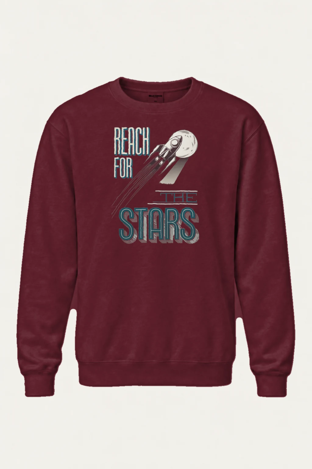 "Reach For The Stars" Heavy Blend Unisex Crewneck Sweatshirt | Gildan 18000