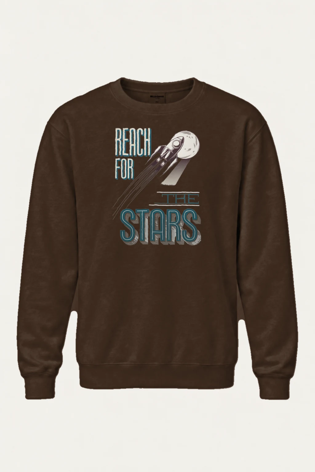 "Reach For The Stars" Heavy Blend Unisex Crewneck Sweatshirt | Gildan 18000