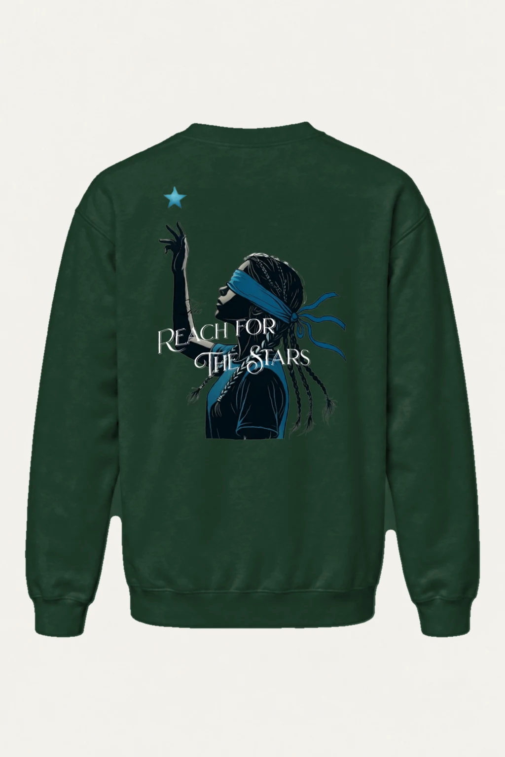 "Reach for the Stars" Heavy Blend Unisex Crewneck Sweatshirt | Gildan 18000