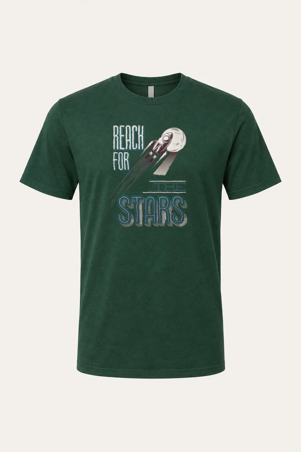 "Reach For The Stars" Heavyweight Unisex Crewneck T-shirt | Gildan 5000