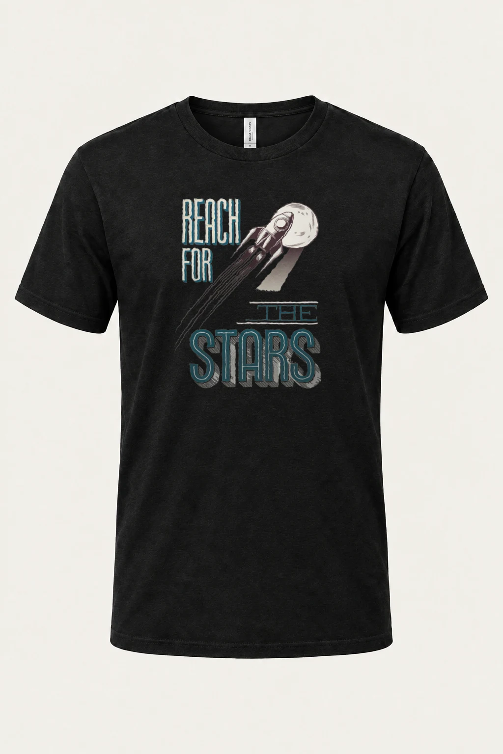 "Reach For The Stars" Heavyweight Unisex Crewneck T-shirt | Gildan 5000