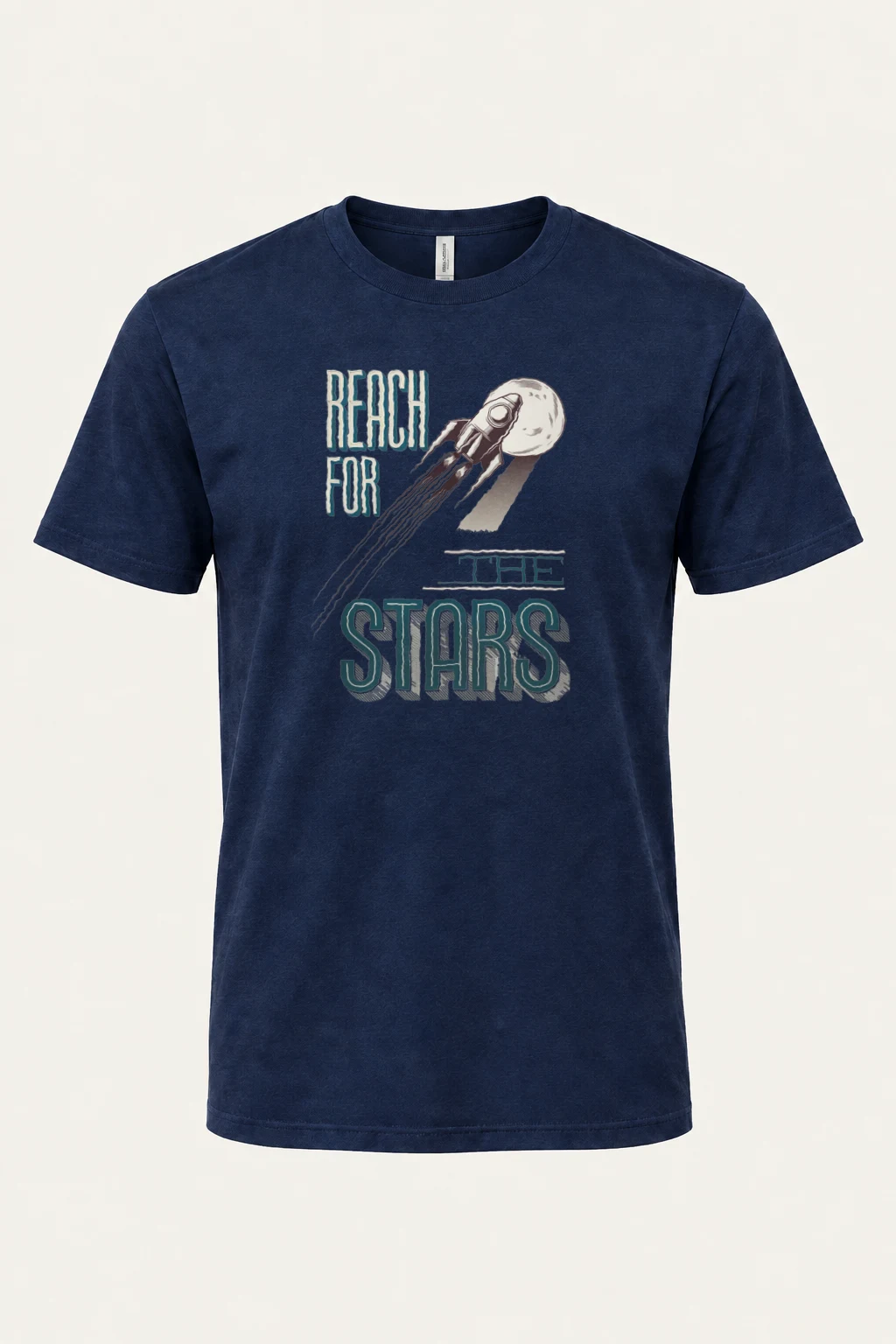 "Reach For The Stars" Heavyweight Unisex Crewneck T-shirt | Gildan 5000