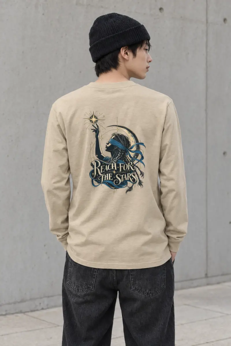 "Reach For The Stars" Unisex Longsleeve T-shirt