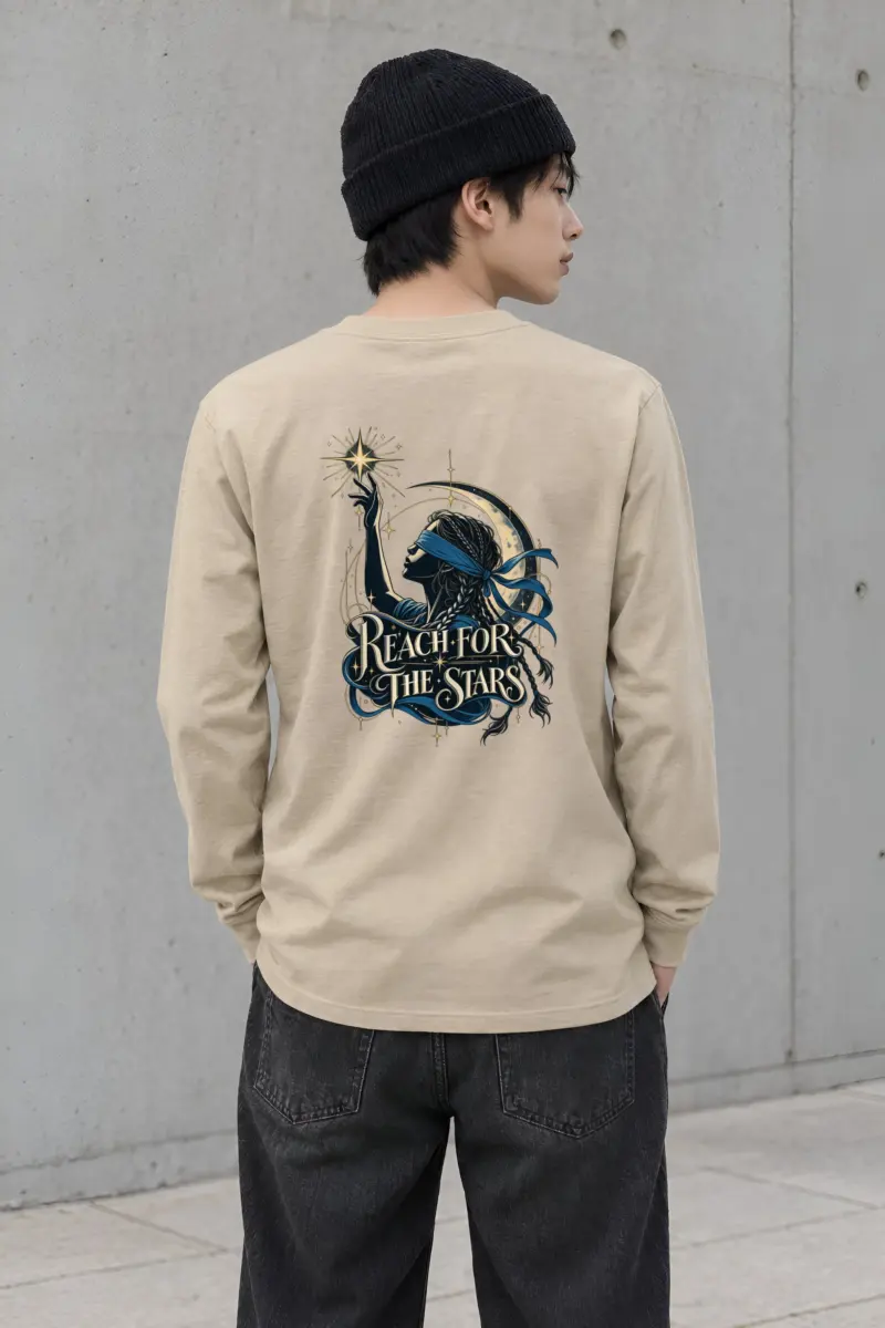 "Reach For The Stars" Unisex Longsleeve T-shirt