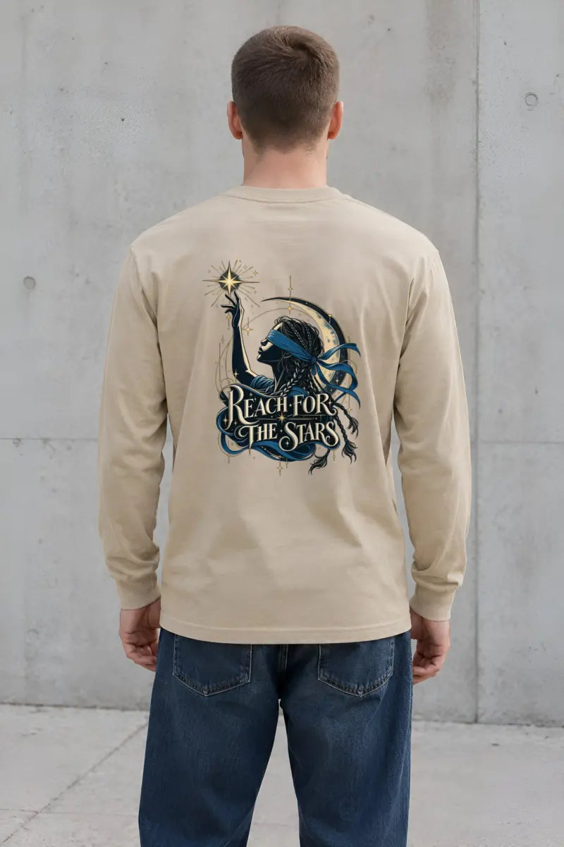 "Reach For The Stars" Unisex Longsleeve T-shirt