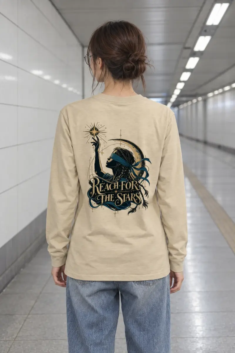 "Reach For The Stars" Unisex Longsleeve T-shirt
