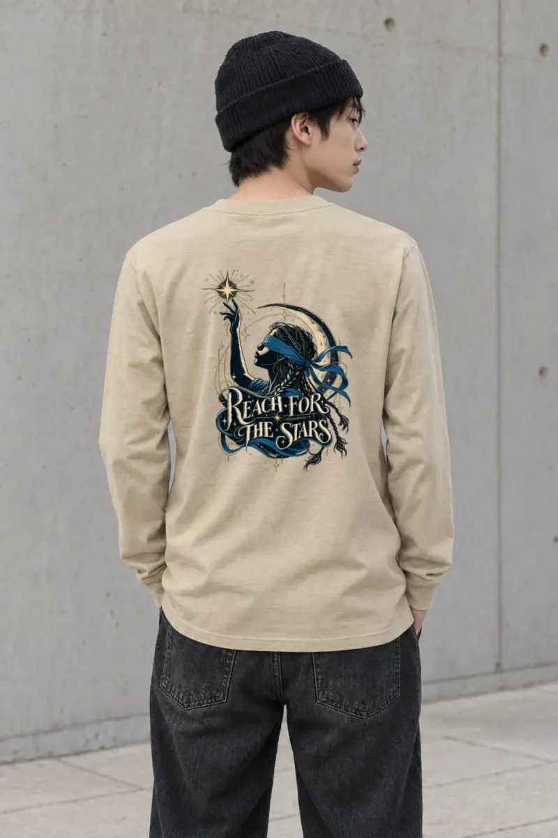 "Reach For The Stars" Unisex Longsleeve T-shirt