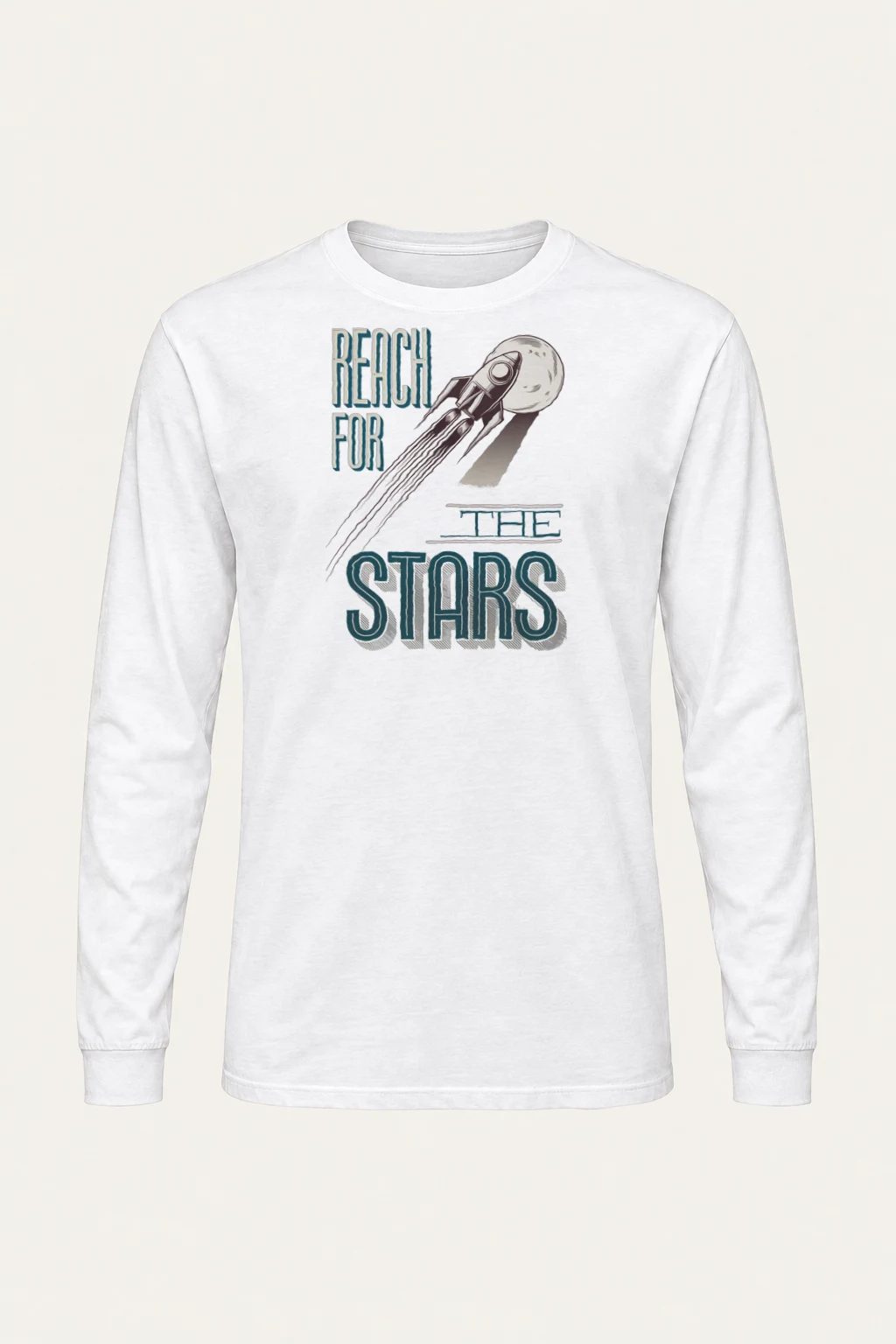 "Reach For The Stars" Unisex Longsleeve T-shirt | Gildan 2400