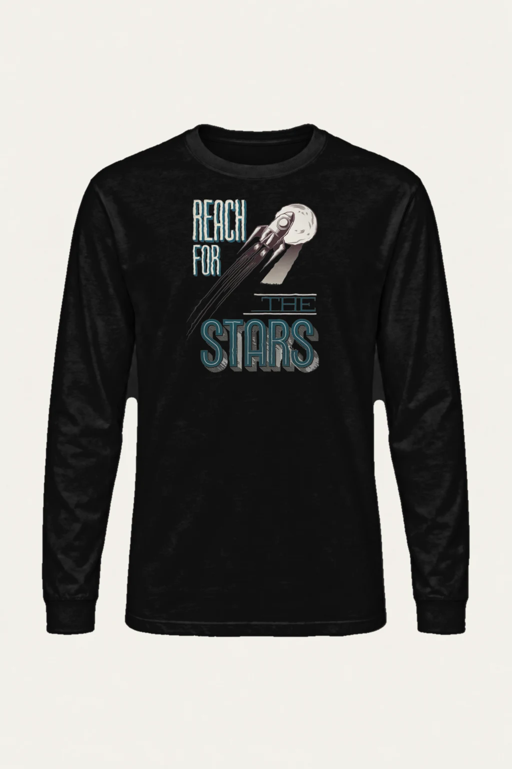 "Reach For The Stars" Unisex Longsleeve T-shirt | Gildan 2400