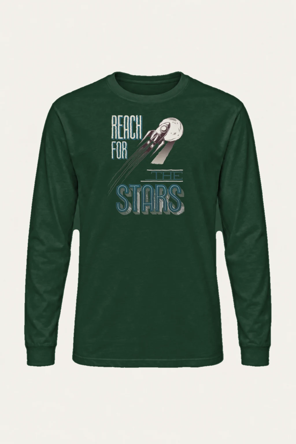 "Reach For The Stars" Unisex Longsleeve T-shirt | Gildan 2400