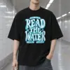 "Read The Water" Men's Oversized Heavyweight Crewneck T-Shirt