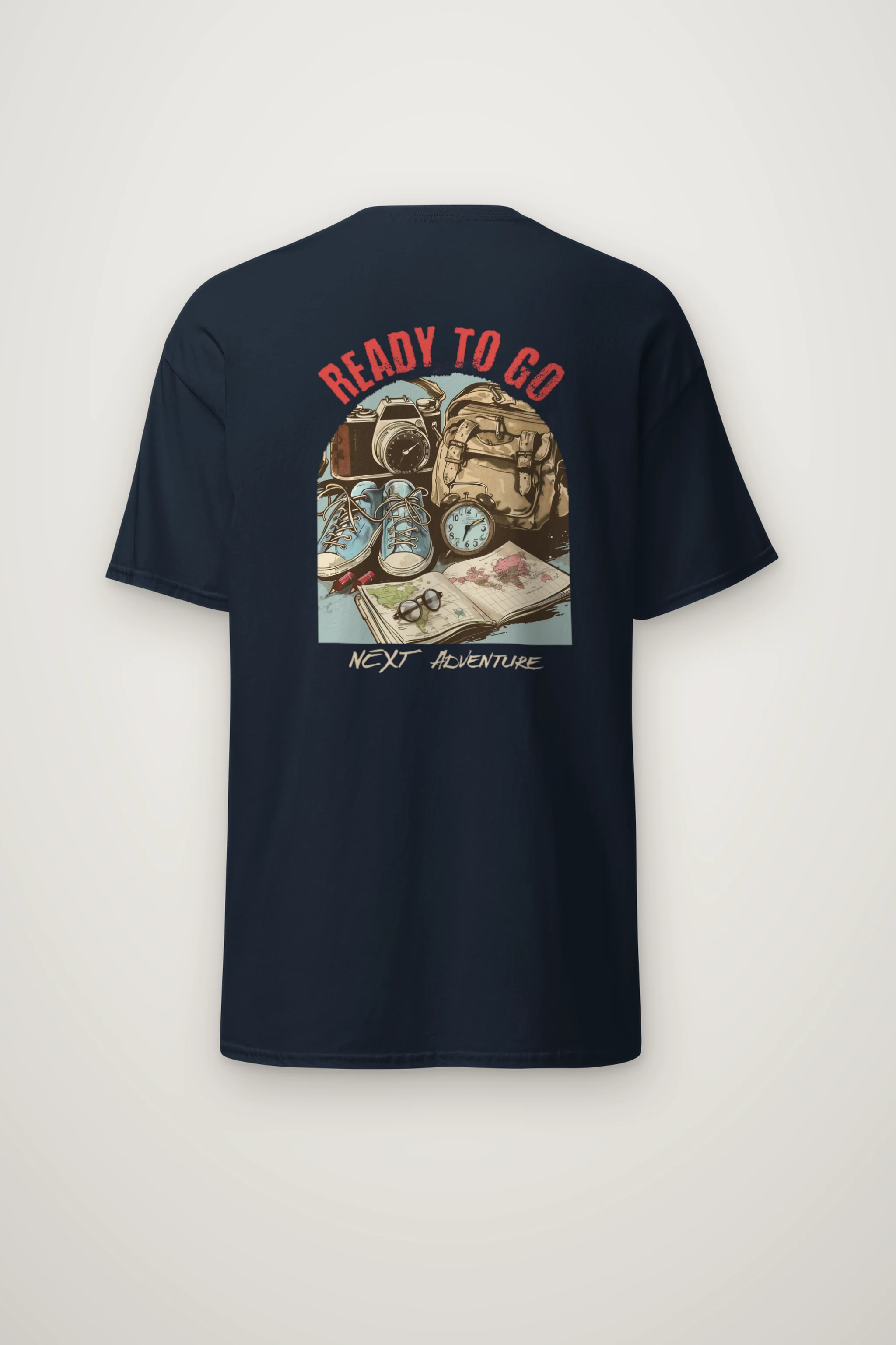 "Ready To Go" Heavyweight Unisex Crewneck T-shirt