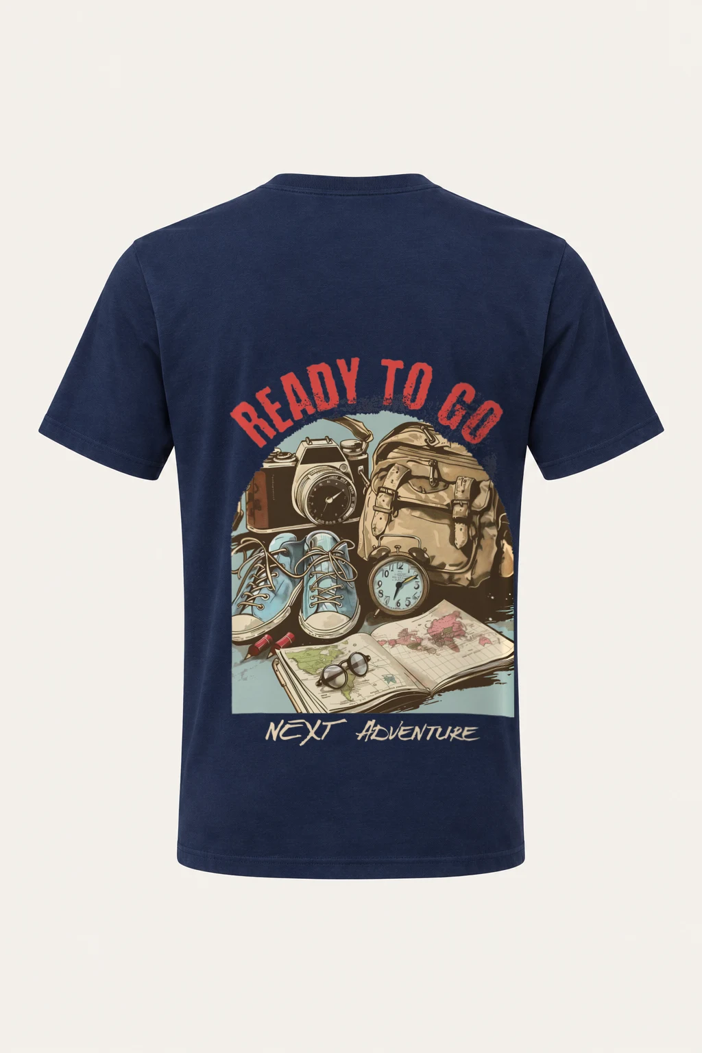 "Ready To Go" Heavyweight Unisex Crewneck T-shirt | Gildan 5000