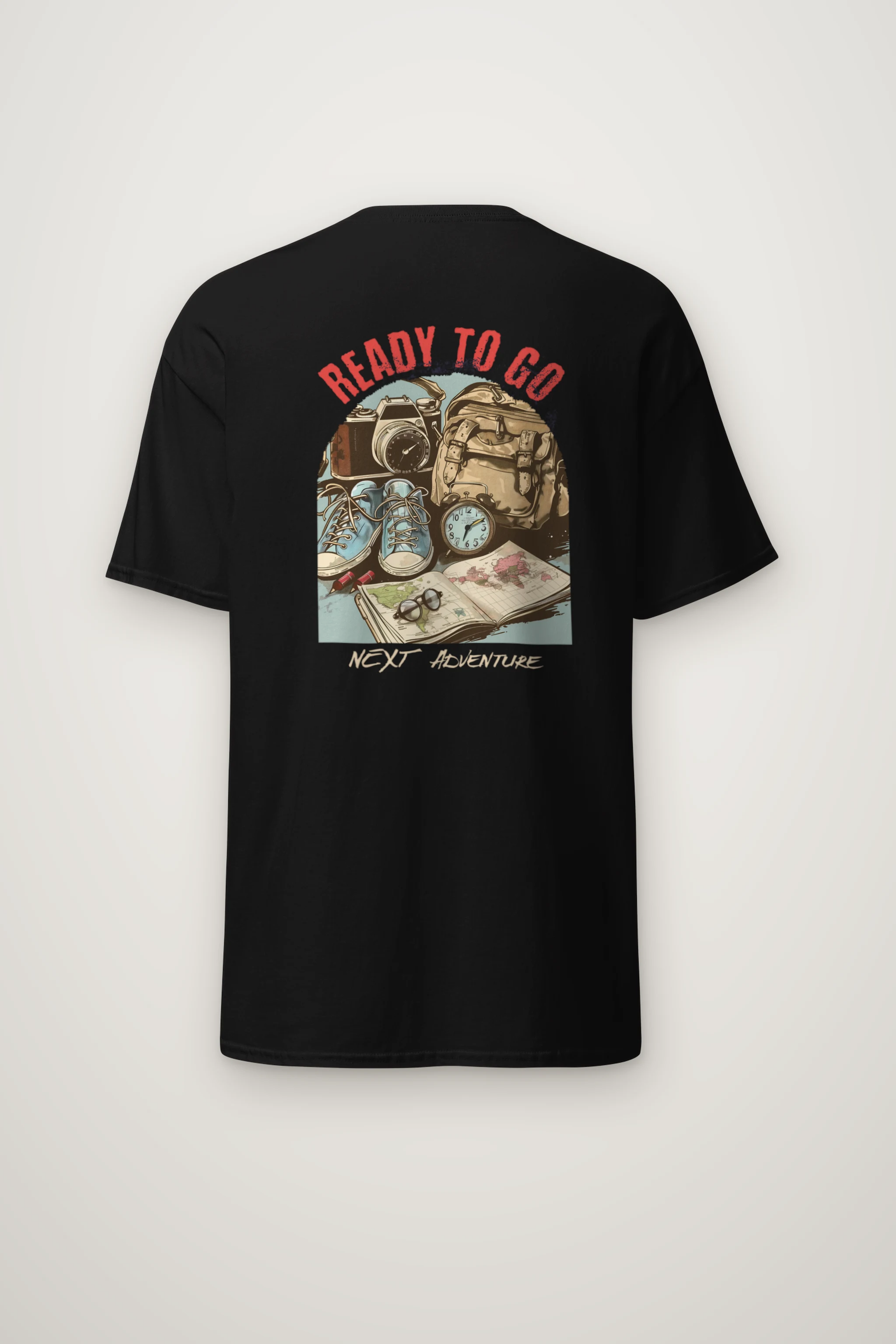 "Ready To Go" Heavyweight Unisex Crewneck T-shirt