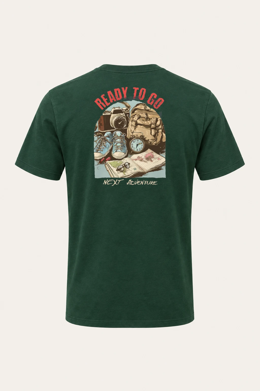"Ready To Go" Heavyweight Unisex Crewneck T-shirt | Gildan 5000