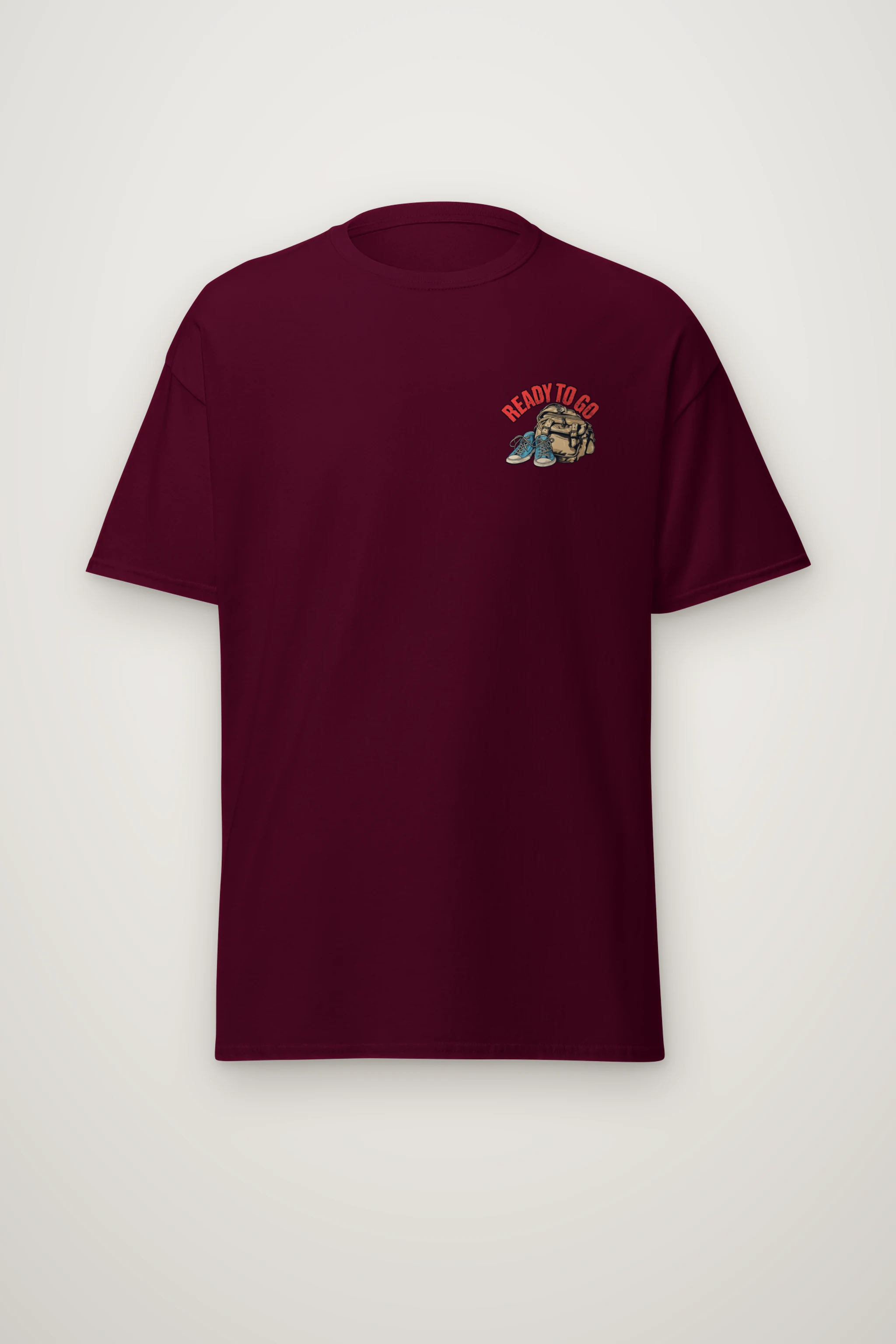 "Ready To Go" Heavyweight Unisex Crewneck T-shirt