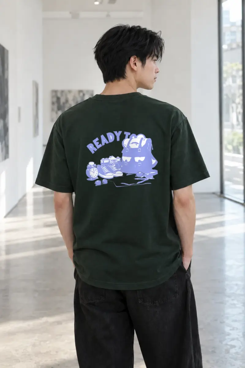 “Ready To” Heavyweight Unisex Crewneck T-shirt | Gildan 5000