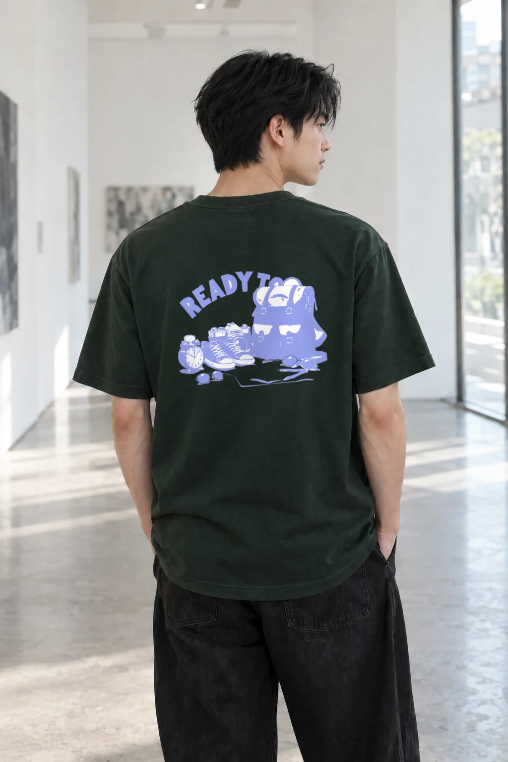 "Ready To" Heavyweight Unisex Crewneck T-shirt | Gildan 5000