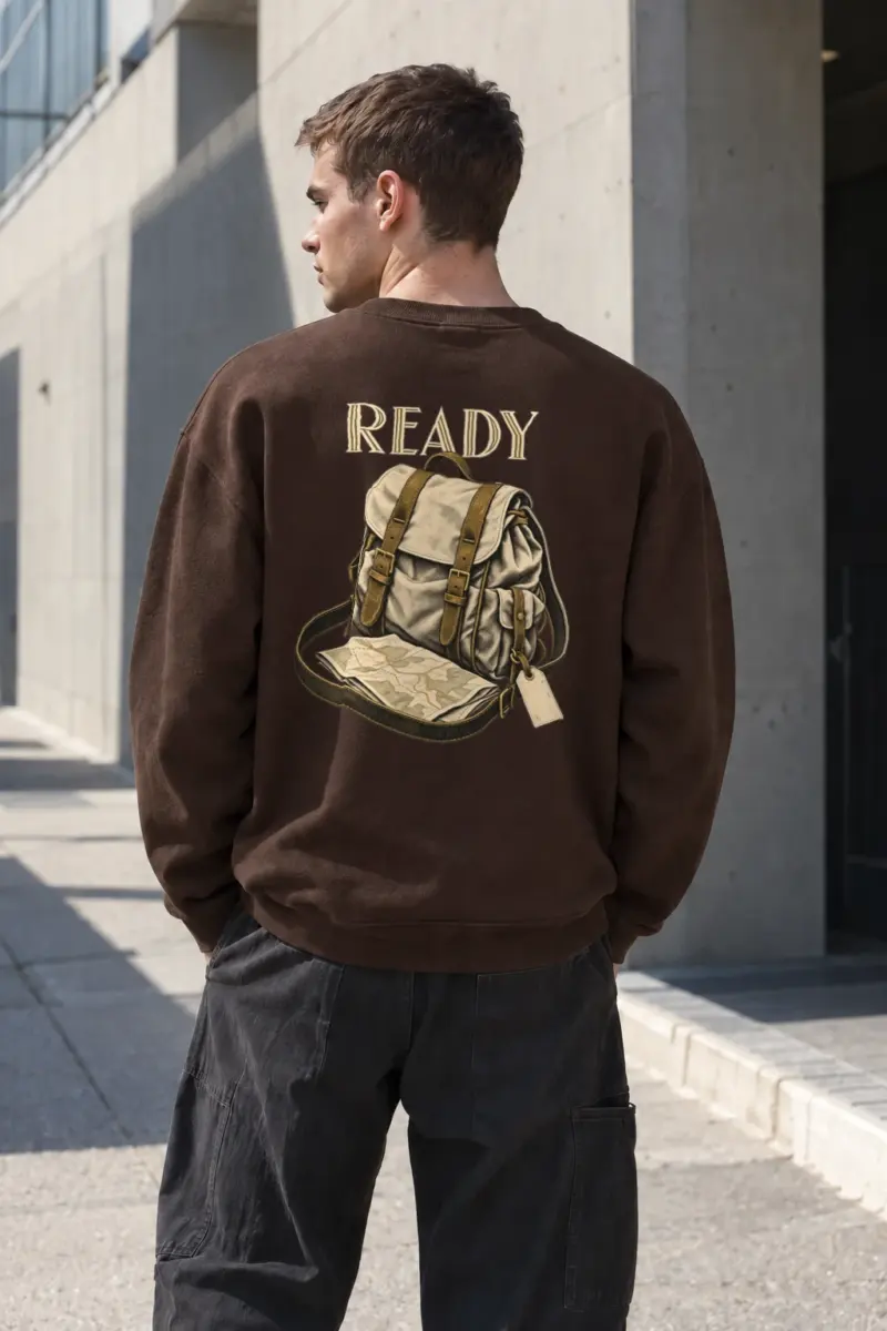 "Ready To Roam" Heavy Blend Unisex Crewneck Sweatshirt | Gildan 18000