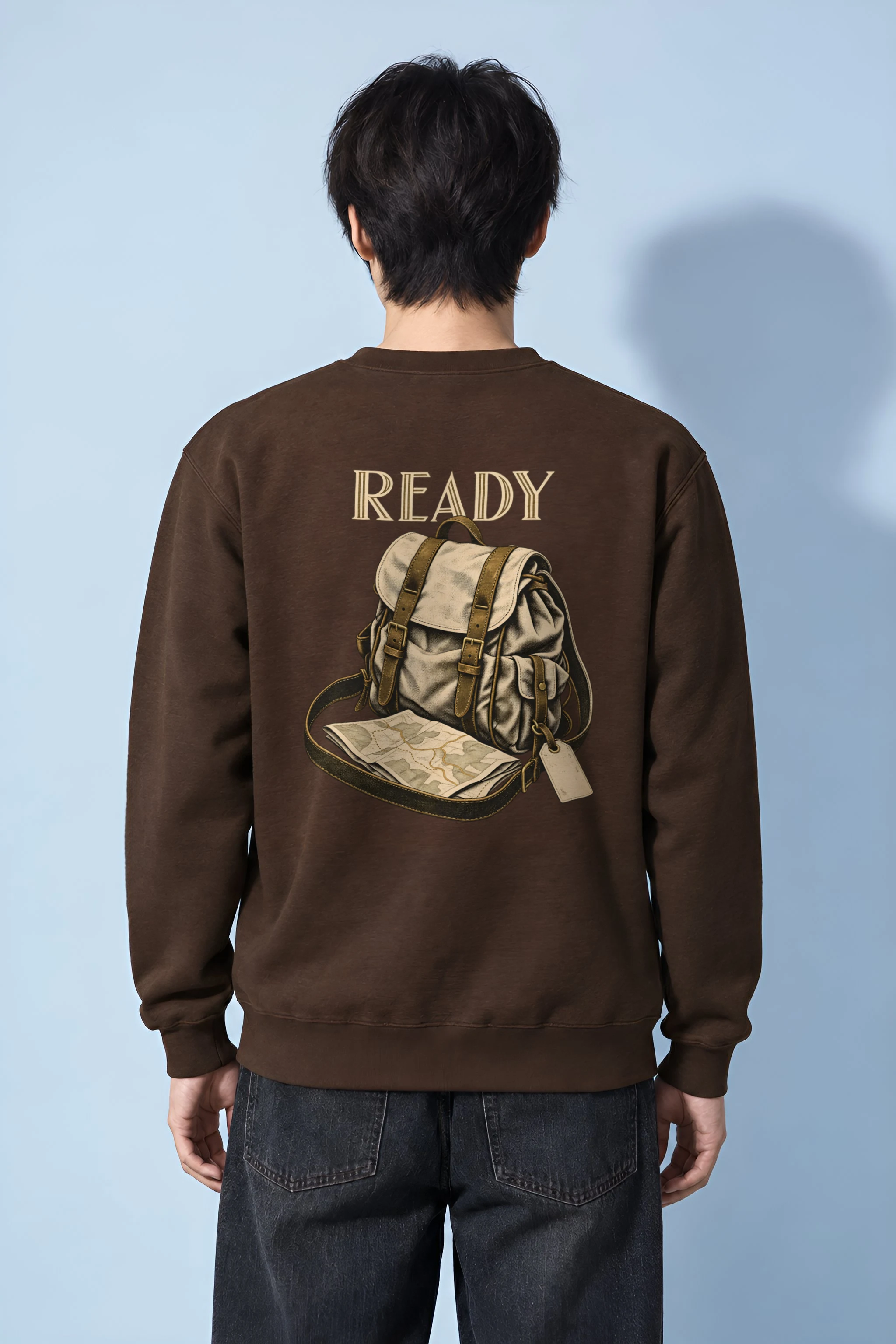 "Ready To Roam" Heavy Blend Unisex Crewneck Sweatshirt
