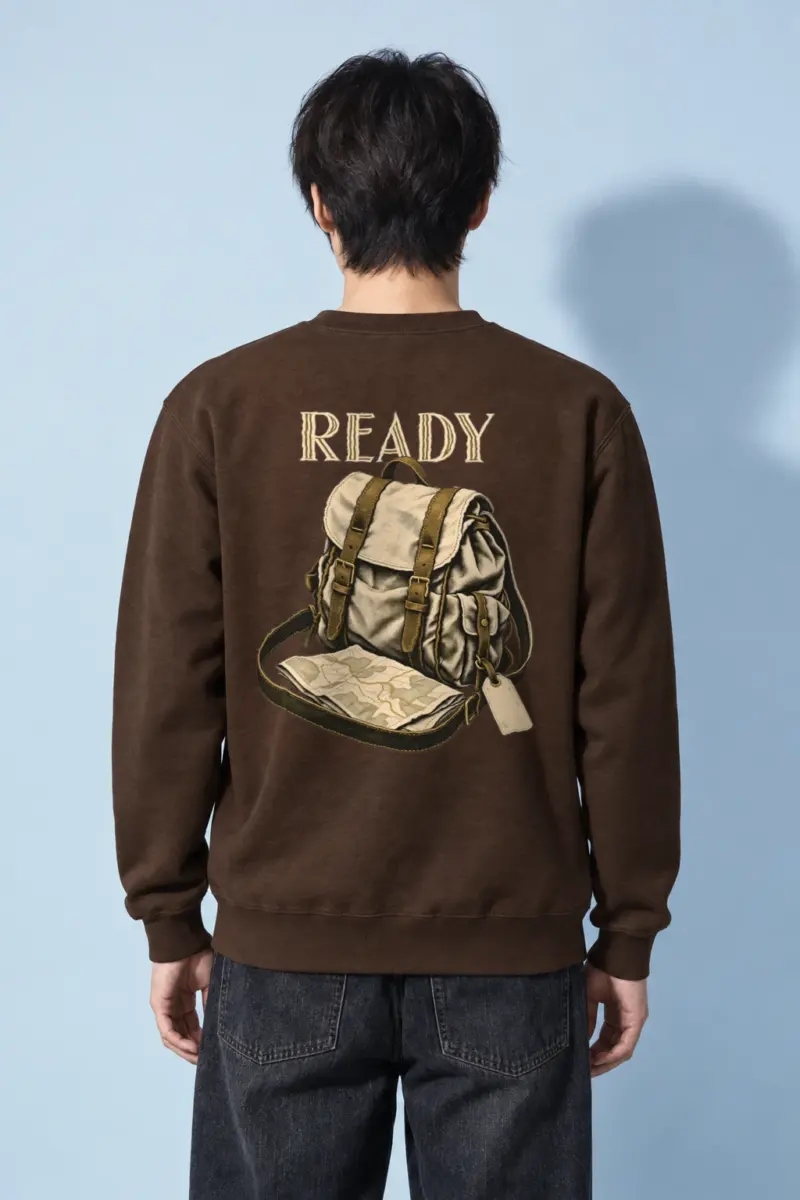 "Ready To Roam" Heavy Blend Unisex Crewneck Sweatshirt | Gildan 18000