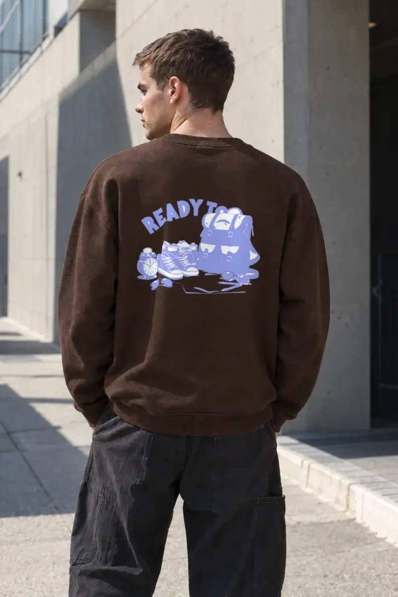 "Ready To Roam" Heavy Blend Unisex Crewneck Sweatshirt | Gildan 18000