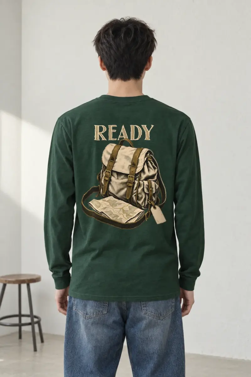 "Ready To Roam" Unisex Longsleeve T-shirt | Gildan 2400