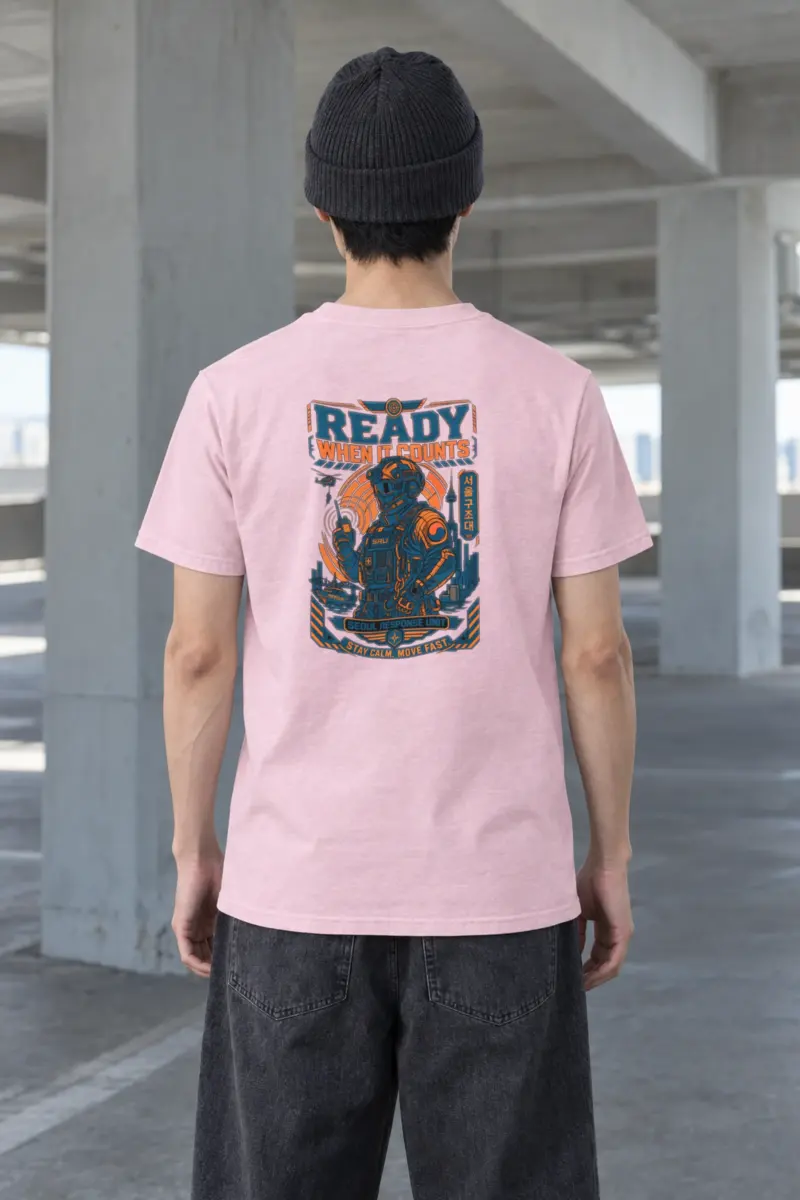 "Ready When It Counts" Heavyweight Unisex Crewneck T-shirt