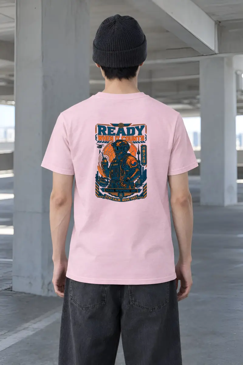 "Ready When It Counts" Heavyweight Unisex Crewneck T-shirt