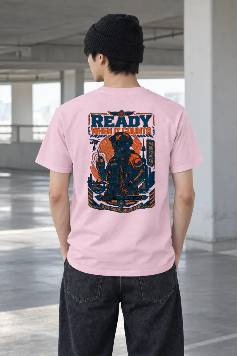 "Ready When It Counts" Heavyweight Unisex Crewneck T-shirt | Gildan 5000