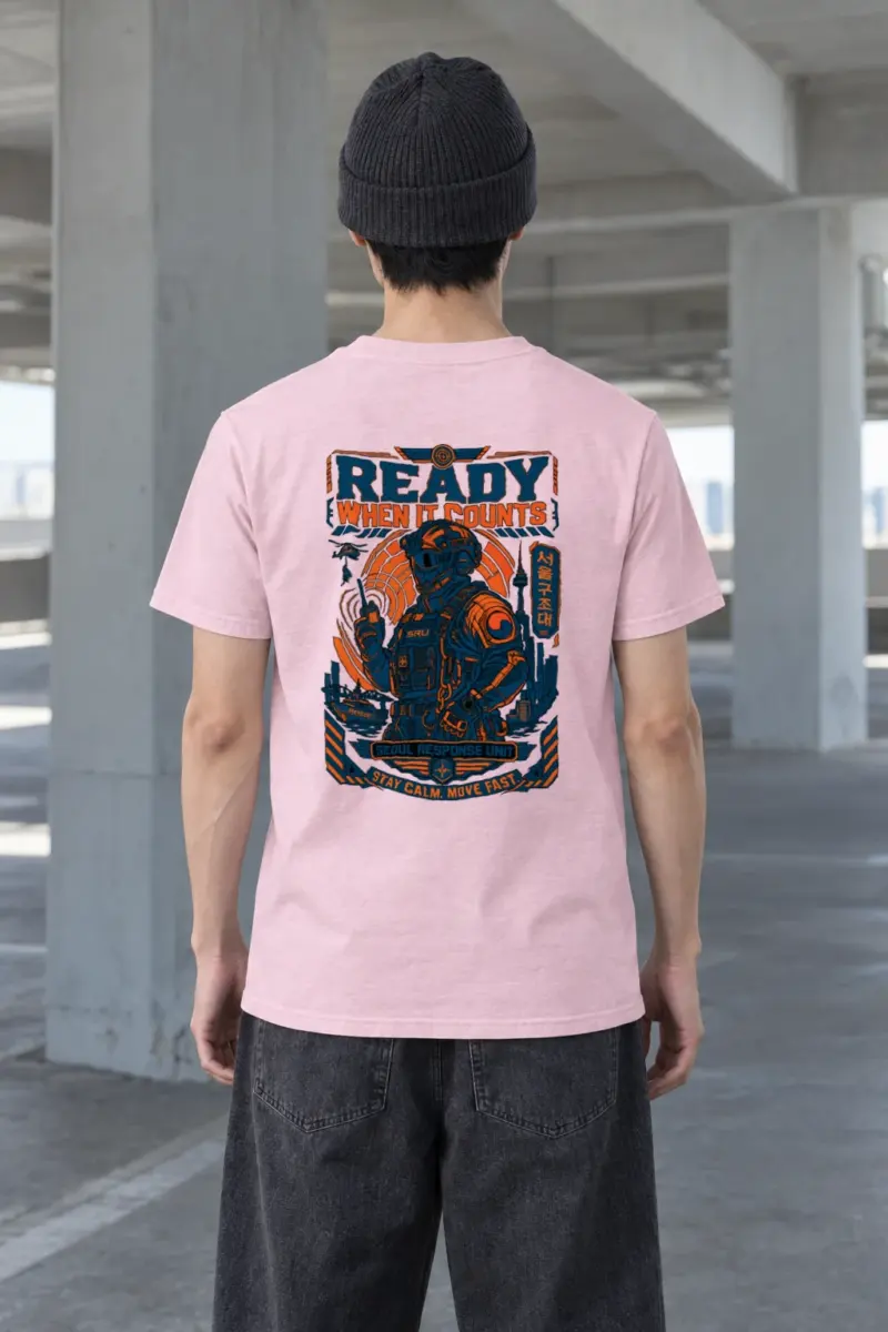 "Ready When It Counts" Heavyweight Unisex Crewneck T-shirt