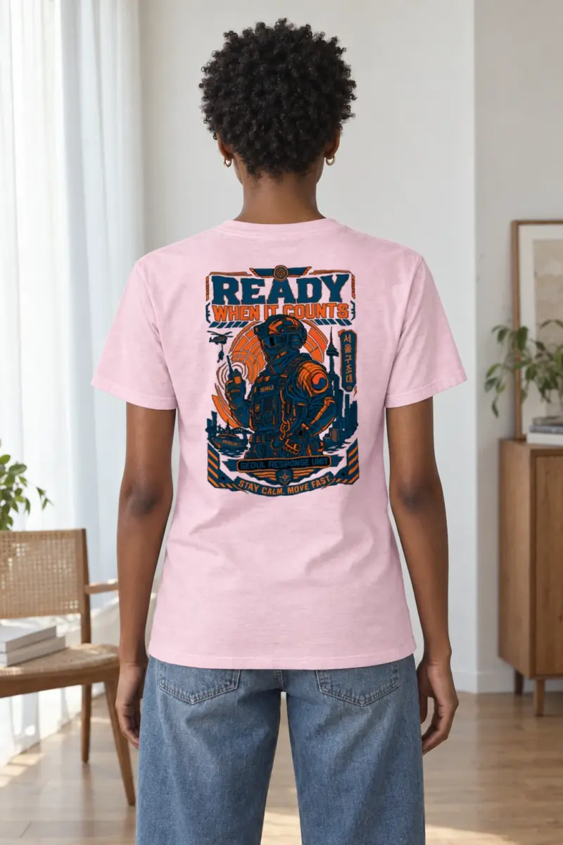 "Ready When It Counts" Heavyweight Unisex Crewneck T-shirt | Gildan 5000