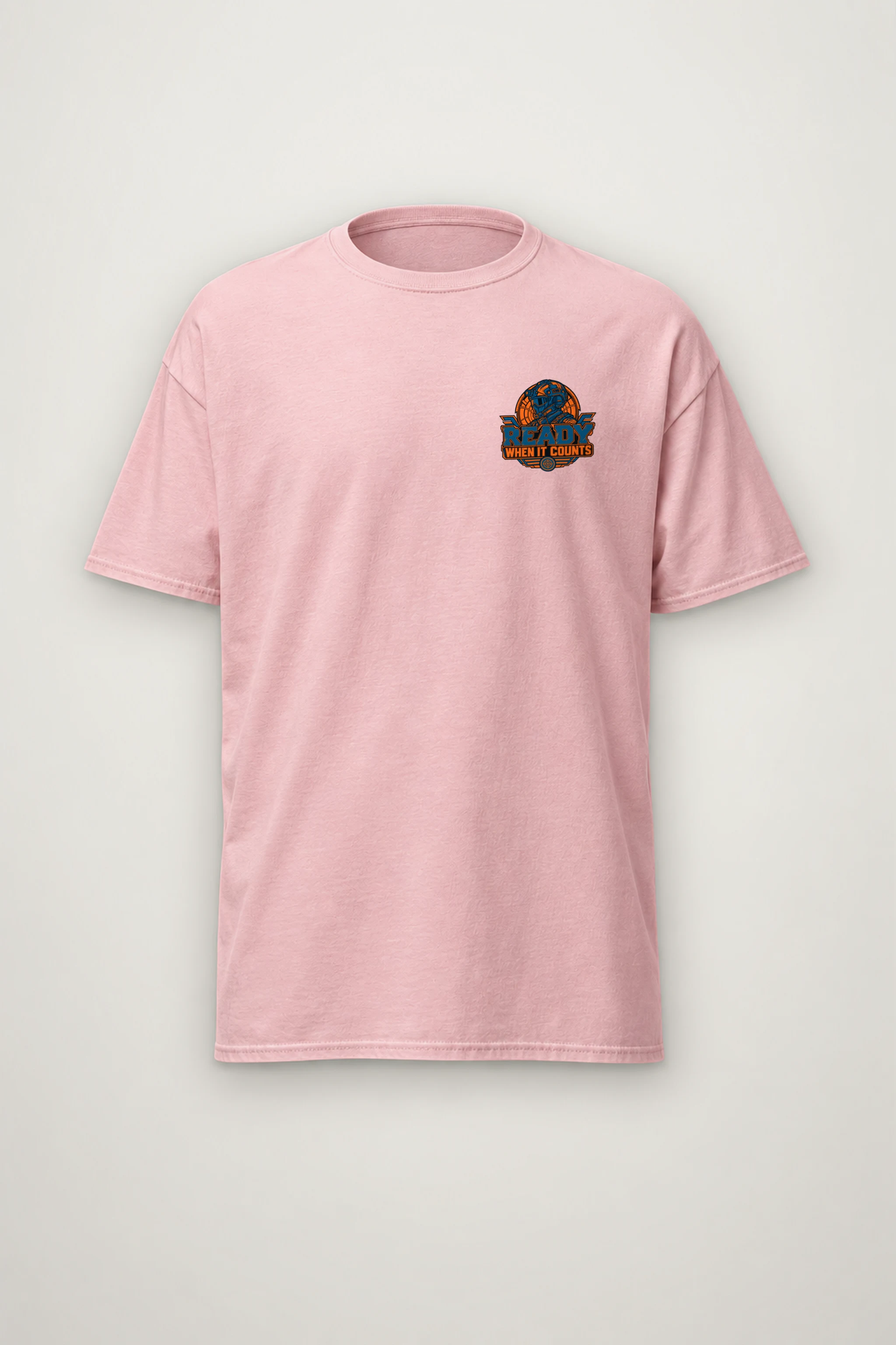 "Ready When It Counts" Heavyweight Unisex Crewneck T-shirt