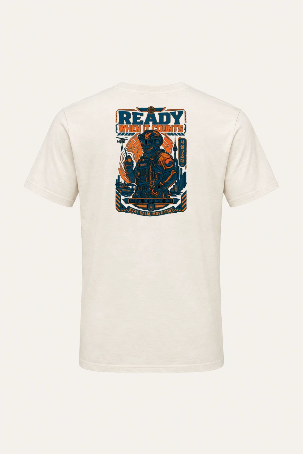 "Ready When It Counts" Heavyweight Unisex Crewneck T-shirt | Gildan 5000