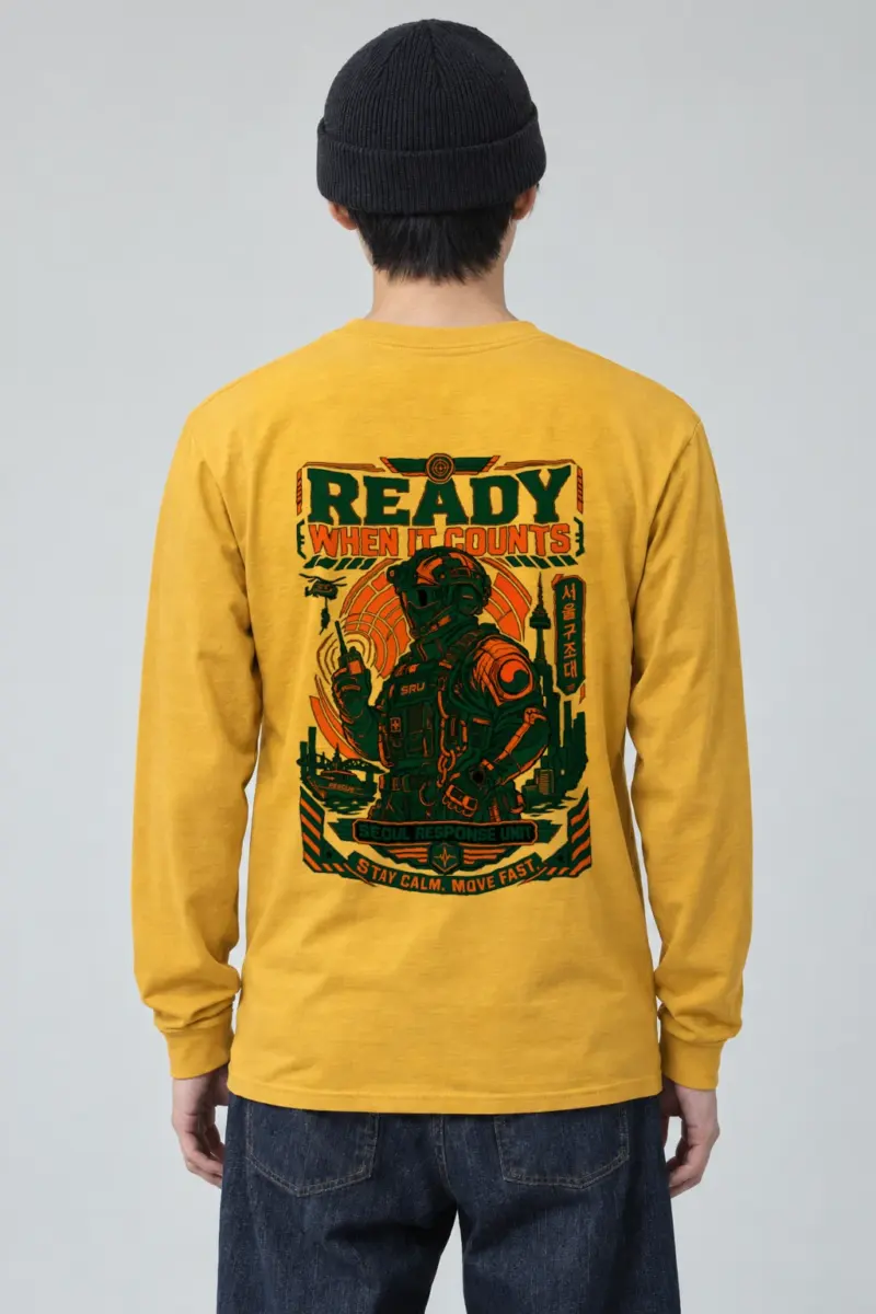 "Ready When It Counts" Unisex Longsleeve T-shirt