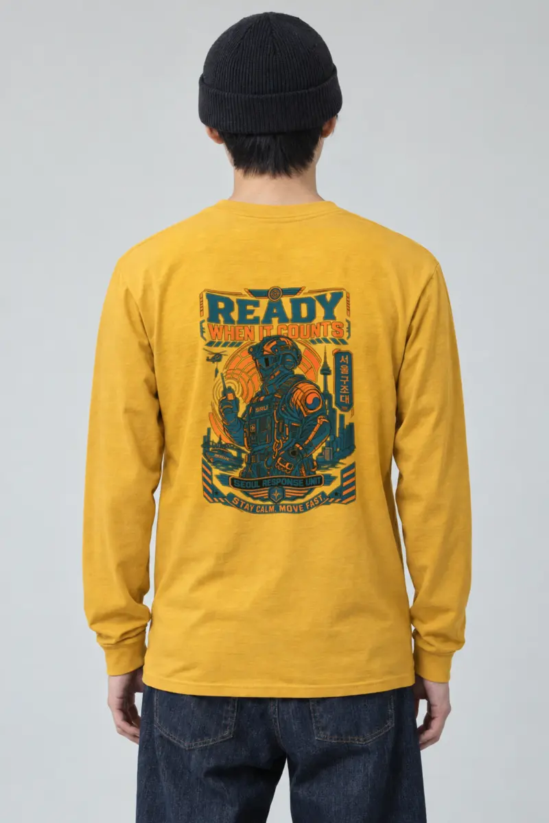 "Ready When It Counts" Unisex Longsleeve T-shirt