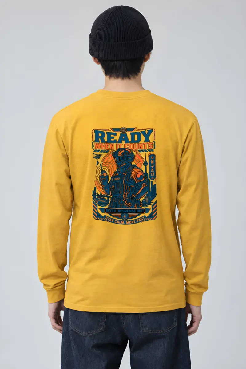 "Ready When It Counts" Unisex Longsleeve T-shirt