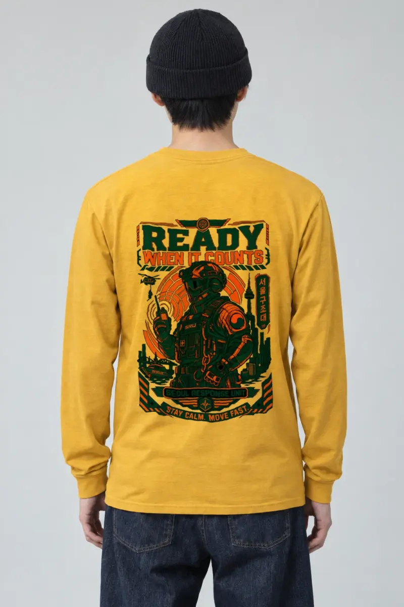 "Ready When It Counts" Unisex Longsleeve T-shirt