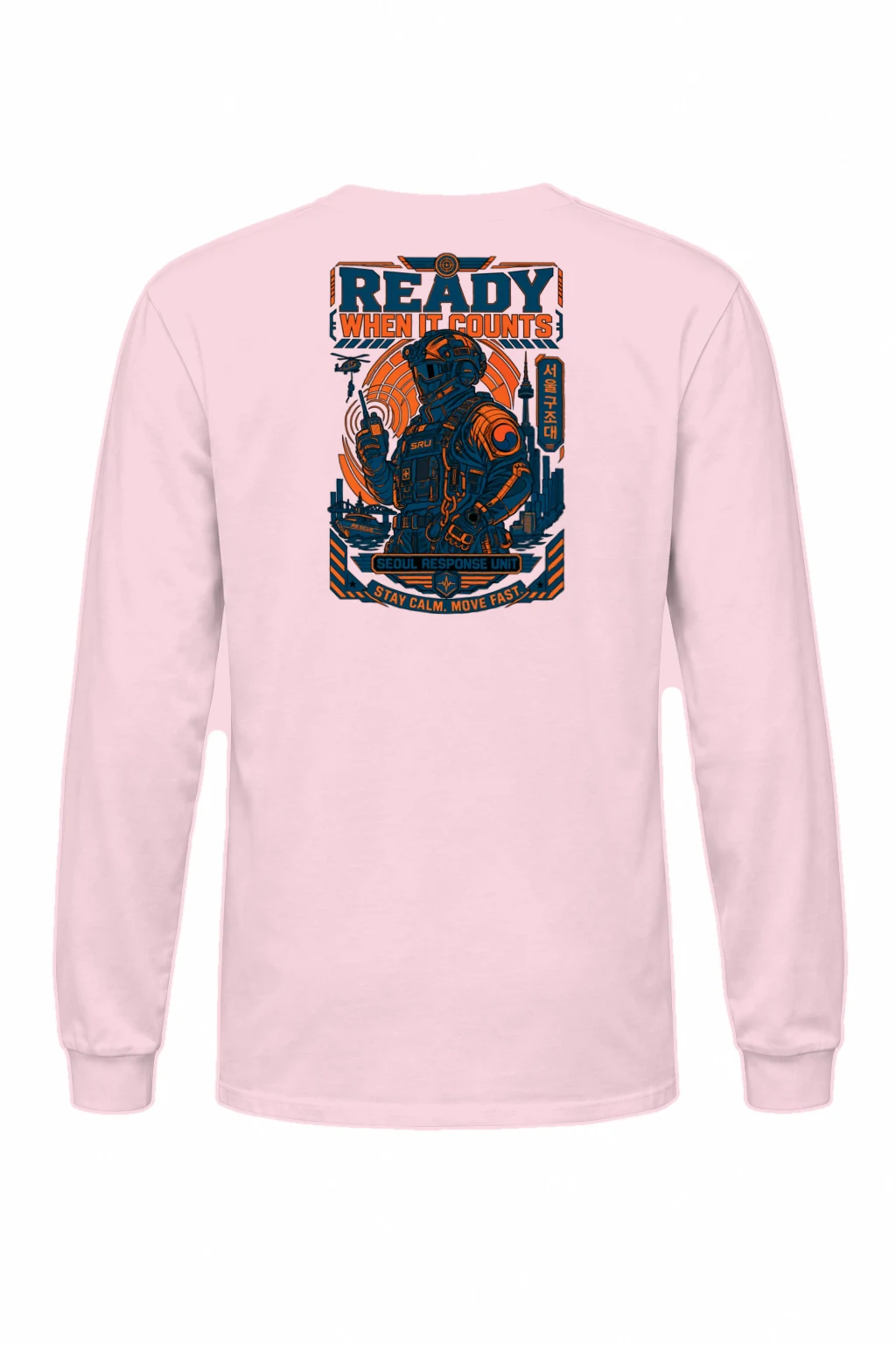 "Ready When It Counts" Unisex Longsleeve T-shirt | Gildan 2400