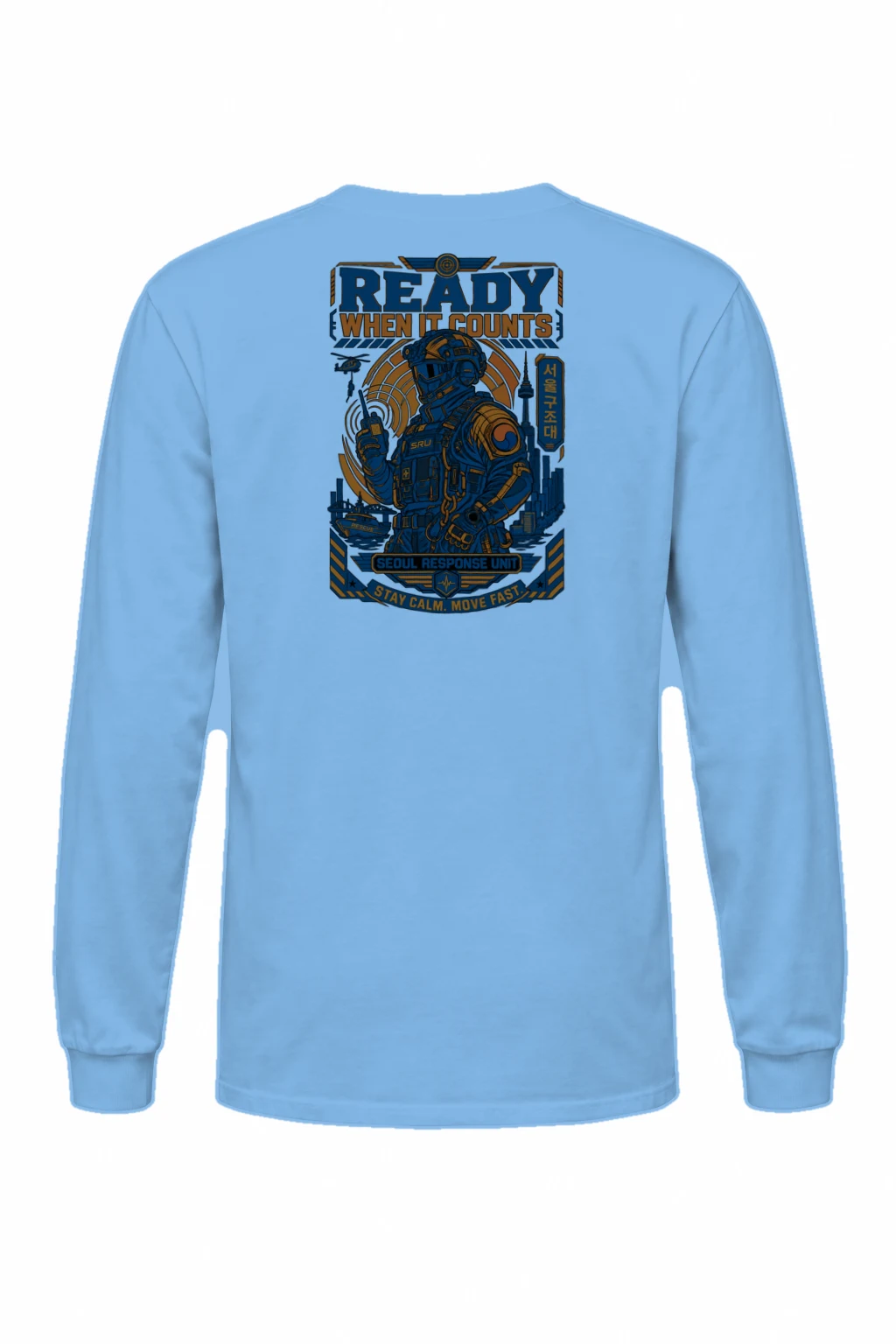 "Ready When It Counts" Unisex Longsleeve T-shirt | Gildan 2400